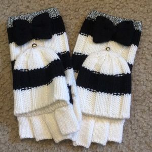 Kate spade fingerless mittens!